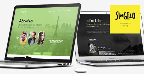 Singelo — One Page WordPress Theme