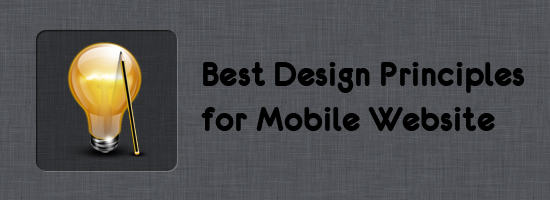 Design Principles for Mobile Website